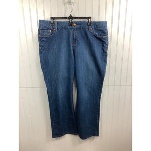 Seven7 Women's Boot Cut Jeans - Dark Blue